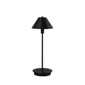 17.5" In Rowan Matte Powder Black G-9 Table Lamp