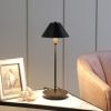 17.5" In Rowan Matte Powder Black G-9 Table Lamp