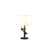 18" In Sparrow Birds On A Tree Bronze Polyresin Table Lamp