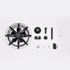 Hot Sell Industrial Ceiling Fan Light Kit for Living Room Bedroom Kitchen and Bladeless Caged Ceiling Fan with Lights