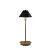 17.5" In Rowan Matte Powder Black G-9 Table Lamp