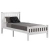 Vertical Bed White Twin