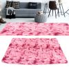 Shaggy Rug Ultra Soft Floor Carpet Home Living Room Bedroom Decoration 120x180cmDeep Red