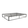 Metal Bed;  Platform Bed Frame;  Box Spring;  Strong Metal Structure;  Easy Assembly;  Full Size;  GREY