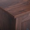 Set of 2 Nightstand, Bedside Furniture with X-Shaped Door, Bedroom End Table, Light Walnut