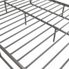 Metal Bed;  Platform Bed Frame;  Box Spring;  Strong Metal Structure;  Easy Assembly;  Full Size;  GREY