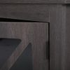 Set of 2 Nightstand, Bedside Furniture with X-Shaped Door, Bedroom End Table,Deep Gray XH