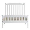 Vertical Bed White Twin