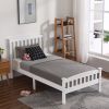 Vertical Bed White Twin