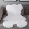 Cute Bear Carpet Plush Foot Pad Soft Fluffy Decorative Bedroom Girl Boy Kids Room Bedside Fuzzy Floor Mat Non-slip Comfortable