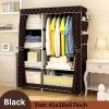 Portable Wardrobe Wardrobe Organizer with Breathable Fabric Wardrobe; Easy to Assemble; Sturdy and Durable; Bedroom Wardrobe Organizer