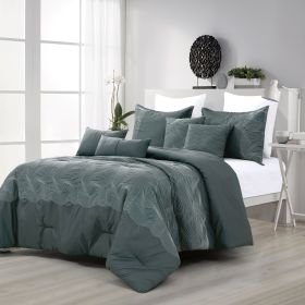 Lena 7PC COMFORTER SET (size: Queen)