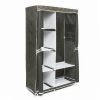 Portable Wardrobe Wardrobe Organizer with Breathable Fabric Wardrobe; Easy to Assemble; Sturdy and Durable; Bedroom Wardrobe Organizer