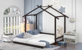 Extending House Bed, Wooden Daybed,