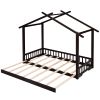 Extending House Bed, Wooden Daybed,