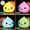 Mini Kawaii Popular Cat Baby Night Lamp 7-color Pat Touch Color-changing Eye Protection Bedroom Bedside Nightlight Gift Children