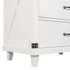 Modern Bedroom Nightstand with 3 Drawers Storage