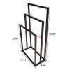 Metal Freestanding Towel Rack 3 Tiers Hand Towel Holder Organizer for Bathroom Accessories RT