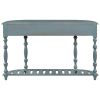 Modern and Contemporary Curved Console Table Sofa Table Entryway Table for Hallway Living Room Bedroom with 4 Drawers and 1 Shelf