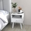 Bedroom Living Room Solid Wood Legs Modern Nightstand