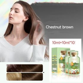 Minimalist Household Plant Bubble Hair Dye (Option: Chestnut Brown-20ml10 Bags)