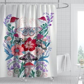 Digital Print-free Bathroom Curtain (Option: YLHTYY07-90gsm finished product 400g)