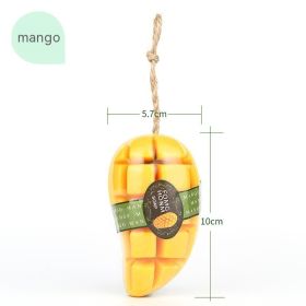 Essential Oil Fruit Soap Melon Fruit Shape Handmade Mild Soap Bath Face Wash Essential Oil Soap Gift Soap (Option: Mango)