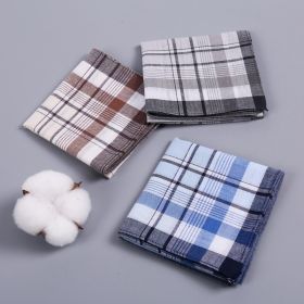 Pure Cotton Sweat Absorbing Men's Handkerchief Cotton Towel (Option: Style 2-40CM √ó 40CM)