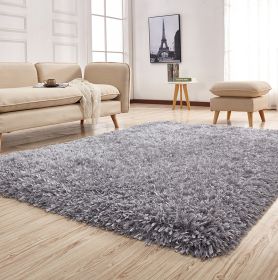 "Coral " Hand Tufted Shag Area Rug (Color: as Pic)