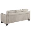 3 Piece Living Room Set with tufted cushions