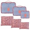 9Pcs Clothes Storage Bags Water-Resistant Travel Luggage Organizer Clothing Packing Cubes